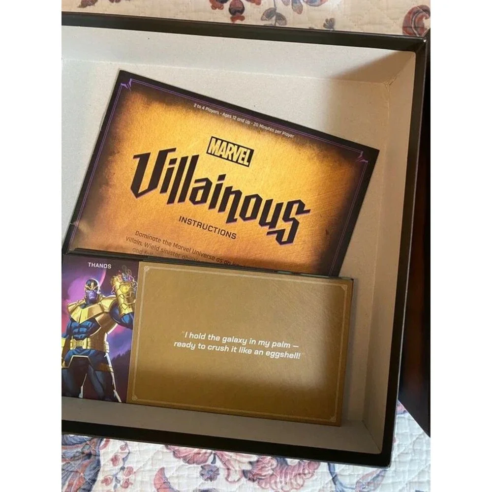 Marvel Villainous Infinite Power Board Game Ravensburger Thanos EUC Complete